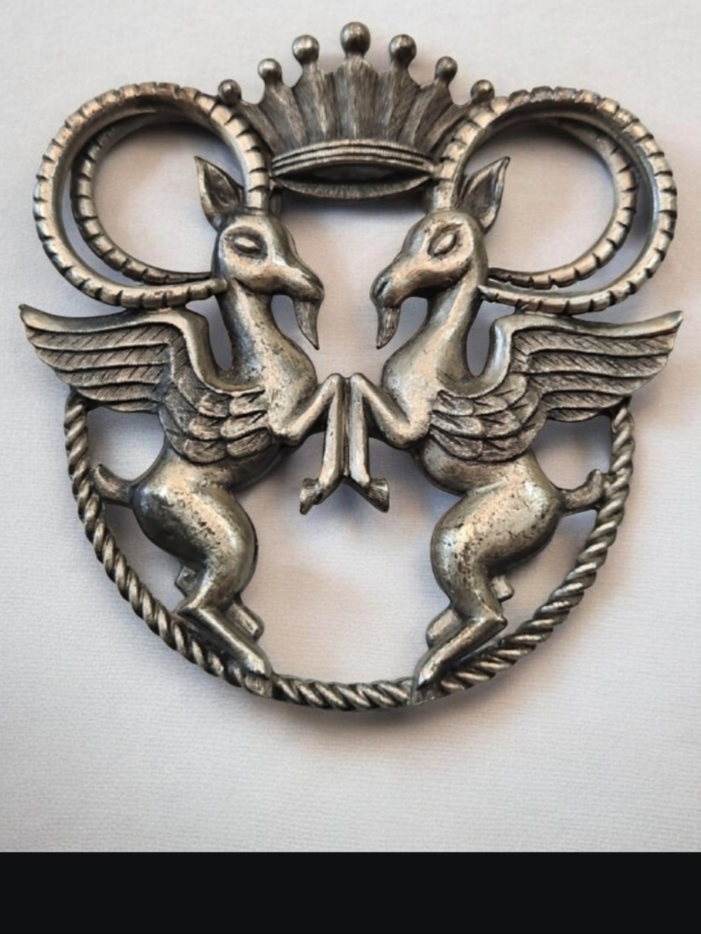 Florenza Large Sea Griffins, Sea Dragons Pegasi Pegasus Large Pendant